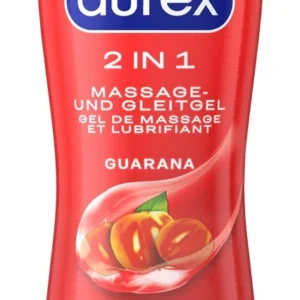 Durex Play 2in1 vandens pagrindo lubrikantas su guaranos ekstraktu, 200 ml