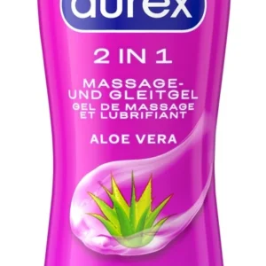 Durex Play Massage 2-in-1 vandens pagrindo lubrikantas, 200 ml