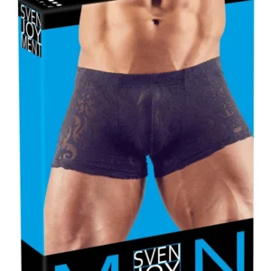 Svenjoyment vyriški bokseriai su devorė raštu, juodi, S