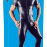 Svenjoyment NEK wetlook vyriškas kombinezonas, juodas, 2XL