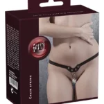 fetish Collection ZADO moteriški stringai su kniedėmis ir grandinėlėmis, S/L