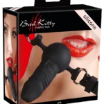 Bad Kitty Comfort burnos kaištis, silikoninis, juodas