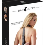 Bad Kitty suvaržymo sistema su antrankiais, juoda, iš dirbtinės odos