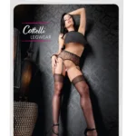 Cottelli blizgios kojinės, 20 denų, juodos, M/L