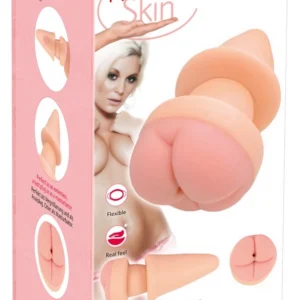 Nature Skin analinis kaištis su prailgintuvu, 19,5 cm, kūno spalvos