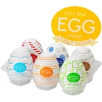 Tenga Egg masturbatorių rinkinys, 6 skirtingos tekstūros
