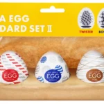Tenga Egg Standard masturbatorių rinkinys, 3 vienkartiniai modeliai