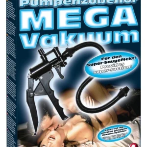 You2Toys MegaVac vakuuminės pompos rankena, pistoleto formos, juoda