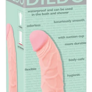 Medical Silicone realistinis dildo su siurbtuku, 20 cm, kūno spalvos