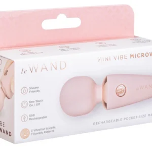 Le Wand Mini Microwand wand tipo masažuoklis, rožinis, 10 cm
