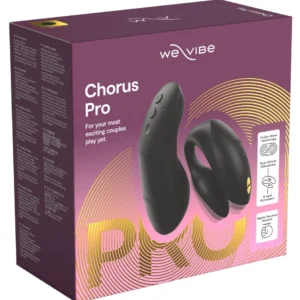 We-Vibe Chorus Pro porų vibratorius su 3 varikliais, juodas