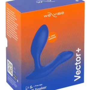 We-Vibe Vector+ prostatos masažuoklis, mėlynas, 10 režimų