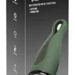 Rebel automatinis masturbatorius su siurbimu ir vibracija, juodas, 25,8 cm