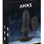 ANOS RC analinis vibratorius su stūmimo judesiais, juodas