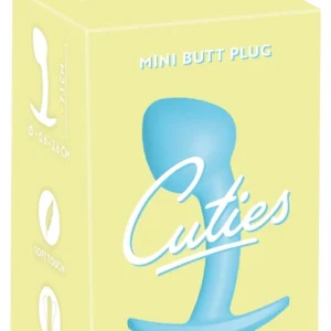 Cuties Mini analinis kaištis, silikoninis, mėlynas, 7,1 cm