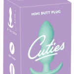 Cuties analinis kaištis, silikoninis, žalias, 8,2 cm