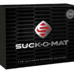 Suck-O-Mat klitorio stimuliatorius, reguliuojamo intensyvumo, juodas