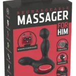 You2Toys prostatos masažuoklis su sukimosi ir šildymo funkcijomis, juodas