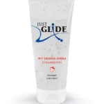 Just Glide Strawberry vandens pagrindo lubrikantas, 200 ml
