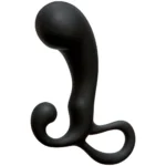 Doc Johnson OptiMALE P-Massager prostatos masažuoklis, juodas, silikoninis