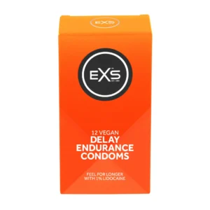 EXS Endurance Delay klasikinis prezervatyvas, 53 mm, 12 vnt.