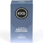 EXS Snug Fit siauras prezervatyvas, skaidrus, 49 mm, 12 vnt.
