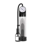 Pumped by Shots Comfort penio pompa su PSI manometru, 20 cm, juoda