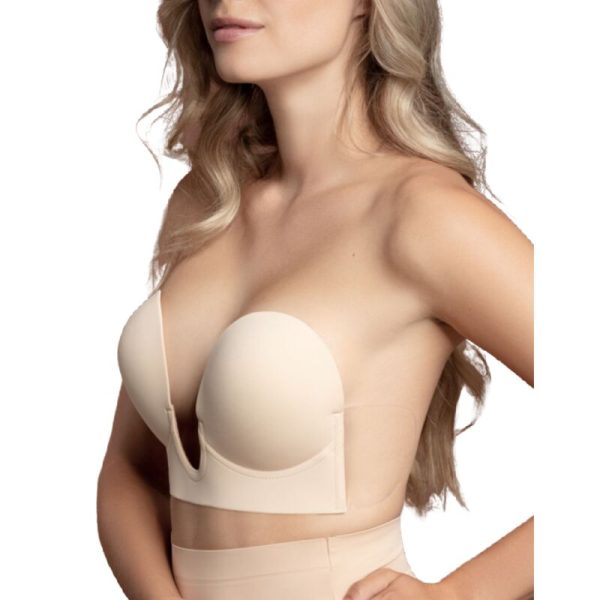 BYE BRA - BRAS – bye-bra - be rankenų u formos kupolas beige - Image 2