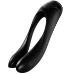 SATISFYER - CANDY CANE PIRŠTINIS VIBRATORIUS JUODAS