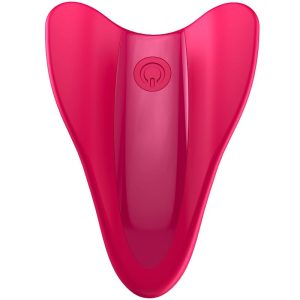 SATISFYER - HIGH FLY PIRŠTINIS VIBRATORIUS FUCHSIA