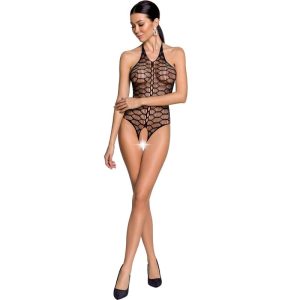PASSION WOMAN – passion - moteris bs087 juodas kūno kostiumas vienas dydis