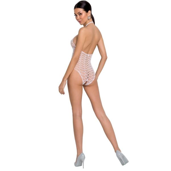 PASSION WOMAN – passion - moteris bs087 balta kūno kostiumas vieno dydžio - Image 2