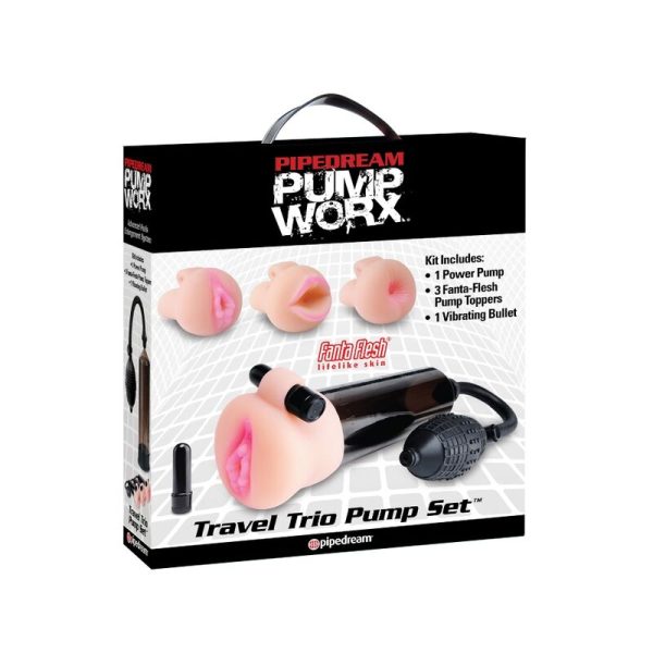 PUMP WORX – stimuliuojantis bangų siurblys su masturbatoriumi - Image 3