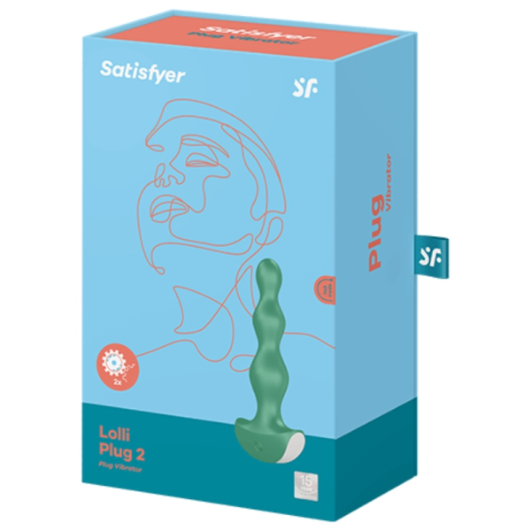 SATISFYER PLUGS – satisfyer - lolli plug 2 vibratorius žalias - Image 3