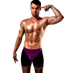 PASSION - LILAC/BLACK EROTIC BOKSERIAI S/M