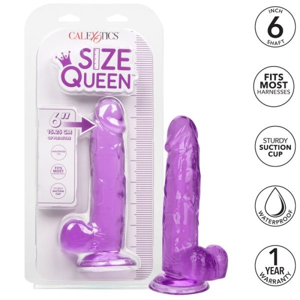 CALEXOTICS – didelės dydžio dildas purpurinis 15.3 cm - Image 2