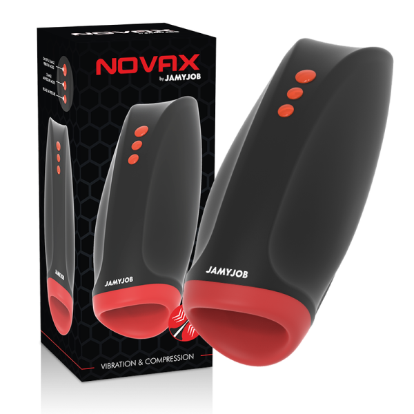 JAMYJOB – novax masturbatorius su vibracija ir kompresija