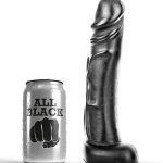 ALL BLACK - Tikroviškas dildo 22 cm