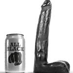 ALL BLACK - Realistiškas dildo 21 cm