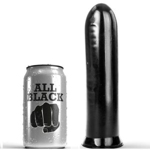ALL BLACK - Juodas dildo 19 cm