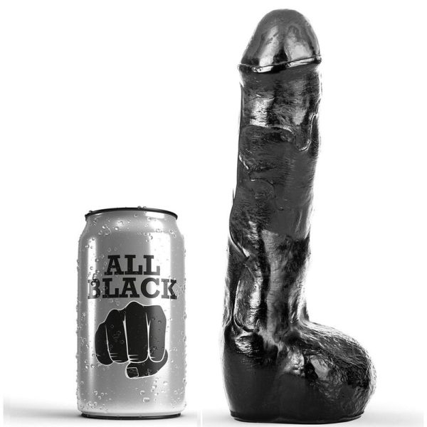 ALL BLACK – realistinis analinis pene 20 cm