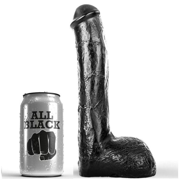 ALL BLACK – realistinis analinis pene 23 cm