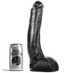 ALL BLACK - Realistiškas išlenktas dildo 29 cm