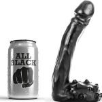 ALL BLACK - Realistiškas Dildo 19 CM