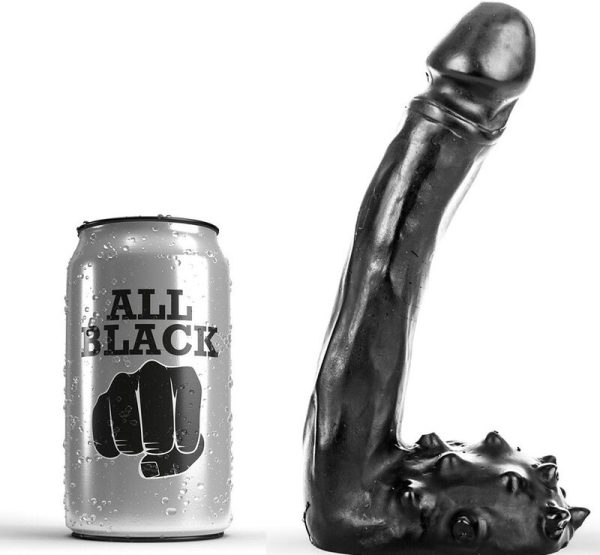 ALL BLACK – realistiškas dildo 19 cm