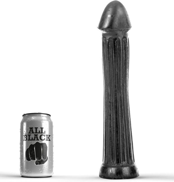 ALL BLACK – kietas dildo 31 cm