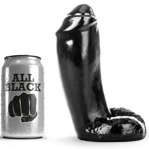 ALL BLACK - Realistiškas dildo 18 cm