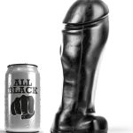 ALL BLACK - 22 cm Realistiškas Dildo
