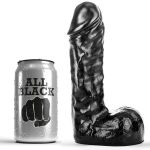 ALL BLACK - Realistiškas Dildo 19 cm