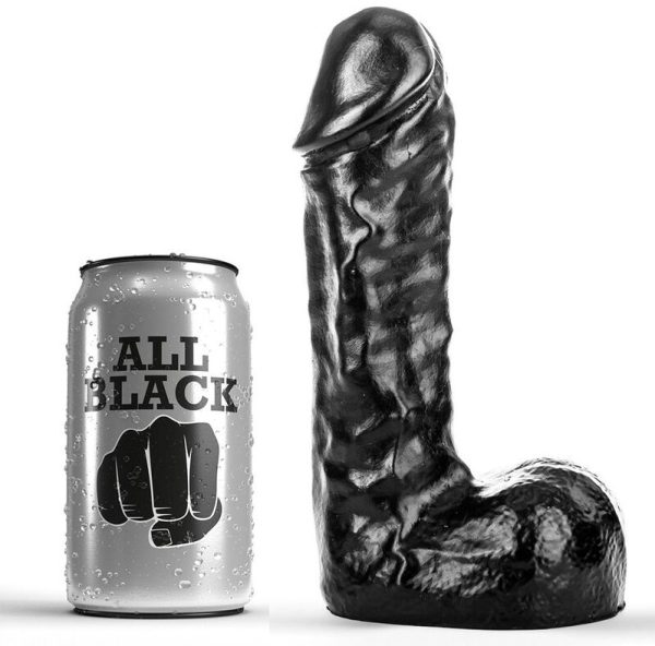 ALL BLACK – 19 cm dildo